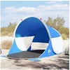 Image de Tente de plage bleu azuré escamotable imperméable