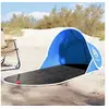 Image de Tente de plage bleu azuré escamotable imperméable