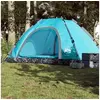 Image de Tente de camping 5 personnes bleu libération rapide