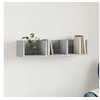 Image de Wandkast 75x18x16,5 cm bewerkt hout grijs sonoma eikenkleurig840439