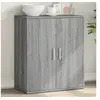 Image de Buffet sonoma gris 60x31x70 cm bois d'ingénierie, armoire de rangement, meuble d'entrée, meuble d'appoint, meuble de 840462