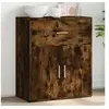 Image de Buffet chêne fumé 60x31x70 cm bois d'ingénierie, armoire de rangement, meuble d'entrée, meuble d'appoint, meuble de 840468