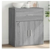 Image de Buffet sonoma gris 60x31x70 cm bois d'ingénierie, armoire de rangement, meuble d'entrée, meuble d'appoint, meuble de 840469