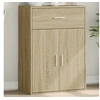 Image de Buffet chêne sonoma 60x30x84 cm bois d'ingénierie, armoire de rangement, meuble d'entrée, meuble d'appoint 840494