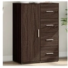 Image de Buffet chêne marron 60x31x84 cm bois d'ingénierie840512