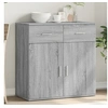 Image de Buffet, Armoire Latérale avec Tiroirs et Portes, Meuble de Rangement Salon Salle de Séjour Intérieur, Moderne, Sonoma 840525