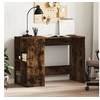 Image de Bureau chêne fumé 102x50x75 cm bois d'ingénierie, bureau d'écriture, bureau d'ordinateur, bureau à domicile, bureau 840545