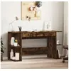 Image de Bureau chêne fumé 140x50x75 cm bois d ingénierie