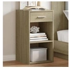 Image de Tables de chevet 2 pcs chêne sonoma 35x34x65 cm bois ingénierie, table de chevet, meuble de chambre, table de nuit, 840581