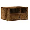 Image de Support d'imprimante - - Chêne fumé - Bois d'ingénierie - 40x32x22,5 cm - Multifonctionnel