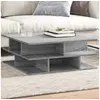 Image de Table basse sonoma gris 70x70x29 cm bois d ingénierie