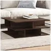 Image de Table basse chêne marron 70x70x29 cm bois d'ingénierie, table latérale, table de salon, table d'accent, bout de 840750