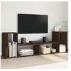 Image de Meubles TV 2 pcs chêne marron 75x30x50 cm bois ingénierie, support TV, meuble multimédia, centre de divertissement, 840792