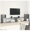Image de Meubles TV 2 pcs sonoma gris 100x30x50 cm bois d'ingénierie, support TV, meuble multimédia, centre de divertissement, buffet TV, meuble hifi
