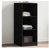 Image de Garde robe noir 48x41x102 cm bois d ingénierie