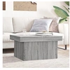 Image de Table basse sonoma gris 80x55x40 cm bois d'ingénierie840868