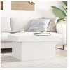 Image de Table basse blanc 100x55x40 cm bois d'ingénierie, table latérale, table de salon, table d'accent, bout de canapé, 840870