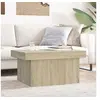 Image de Table basse chêne sonoma 100x55x40 cm bois d'ingénierie, table latérale, table de salon, table d'accent, bout de 840872