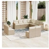 Image de Salon de jardin modulable rotin 11 personnes 11 pieces