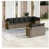 Image de Salon de Jardin avec Coussins 8 pcs, Canapés de Terrasse, Ensemble de Meubles de Patio, Mobilier d'Extérieur, Gris 3226151