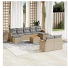 Image de Salon de Jardin avec Coussins 10 pcs, Canapés de Terrasse, Ensemble de Meubles de Patio, Mobilier d'Extérieur, 3226409