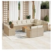 Image de Rotin salon de jardin modulable beige 13 pieces x 61.5 x 69