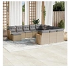 Image de Salon de Jardin avec Coussins 12 pcs, Canapés de Terrasse, Ensemble de Meubles de Patio, Mobilier d'Extérieur, 3226584
