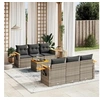 Image de Salon de Jardin avec Coussins 7 pcs, Canapés de Terrasse, Ensemble de Meubles de Patio, Mobilier d'Extérieur, Gris 3226634