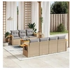 Image de Salon de Jardin avec Coussins 8 pcs, Sièges de Patio, Ensemble de Meubles, Mobilier de Terrasse Arrière-cour 3226647