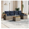 Image de Salon de Jardin avec Coussins 6 pcs, Canapés de Patio, Ensemble de Meubles, Mobilier de Terrasse Exterieur, Gris 3226768