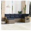 Image de Salon de Jardin avec Coussins 6 pcs, Canapés de Patio, Ensemble de Meubles, Mobilier de Terrasse Exterieur, Gris 3227020
