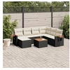 Image de Salon de jardin - - 8 pcs - Résine tressée - Housse amovible - Conception modulaire