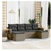 Image de Salon de Jardin avec Coussins 6 pcs, Canapés de Terrasse, Ensemble de Meubles de Patio, Mobilier d'Extérieur, Gris 3227061