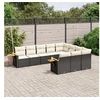 Image de Salon de jardin - - 10 pcs - Résine tressée - Housse amovible - Conception modulaire