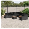 Image de Salon de Jardin avec Coussins 11 pcs, Sièges de Patio, Ensemble de Meubles, Mobilier de Terrasse Arrière-cour 3227196
