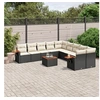 Image de Salon de Jardin avec Coussins 11 pcs, Sièges de Patio, Ensemble de Meubles, Mobilier de Terrasse Arrière-cour 3227197