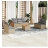Image de Salon de jardin rotin beige 8 pieces x 59 x 69 7 personnes