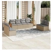 Image de Salon de Jardin avec Coussins 8 pcs, Canapés de Terrasse, Ensemble de Meubles de Patio, Mobilier d'Extérieur, Beige 3227571