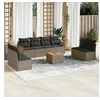 Image de Salon de Jardin avec Coussins 9 pcs, Canapés de Terrasse, Ensemble de Meubles de Patio, Mobilier d'Extérieur, Gris 3227579