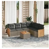 Image de Salon de Jardin avec Coussins 7 pcs, Canapés de Terrasse, Ensemble de Meubles de Patio, Mobilier d'Extérieur, Gris 3227691