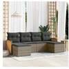 Image de Salon de Jardin avec Coussins 6 pcs, Canapés de Terrasse, Ensemble de Meubles de Patio, Mobilier d'Extérieur, Gris 3227901