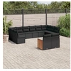 Image de Salon de jardin modulable noir resine tressee 12 personnes x 59 x 69 12 pieces