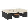 Image de Salon de jardin modulable GENERIQUE 10 pieces 9 personnes 62 x 62 x 69 cm resine tressee