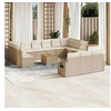 Image de Salon de jardin modulable GENERIQUE 14 pieces 12 personnes 62 x 62 x 69 cm resine tressee