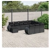 Image de Salon de Jardin avec Coussins 11 pcs, Sièges de Patio, Ensemble de Meubles, Mobilier de Terrasse Arrière-cour 3225187