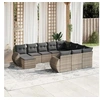 Image de Salon de Jardin avec Coussins 11 pcs, Sièges de Patio, Ensemble de Meubles, Mobilier de Terrasse Arrière-cour 3225192