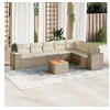 Image de Salon de jardin modulable GENERIQUE 7 personnes resine tressee 62 x 62 x 69 cm 8 pieces