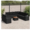 Image de Salon de Jardin avec Coussins 12 pcs, Canapés de Patio, Ensemble de Meubles, Mobilier de Terrasse Extérieur, Beige 3257837