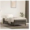 Image de Matelas de lit à ressorts ensachés gris foncé 120x190x20 cm