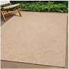 Image de Tapis ZIZUR 80x200 cm aspect de jute intérieur et extérieur, tapis d'extérieur, tapis de sol, tapis d'intérieur, 4006159